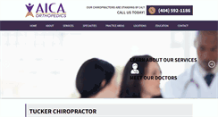 Desktop Screenshot of chiropractictucker.com